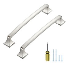 19 Pack 6.25 Inch Solid Cabinet Handles Brush...