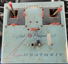 Heathkit Digital 5 Proportional Radio Control 1970s Air Planes, cars UNTESTED 