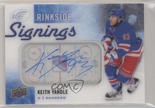 2015-16 Upper Deck Ice Rinkside Signings Keith Yandle #RS-KY Auto u8s