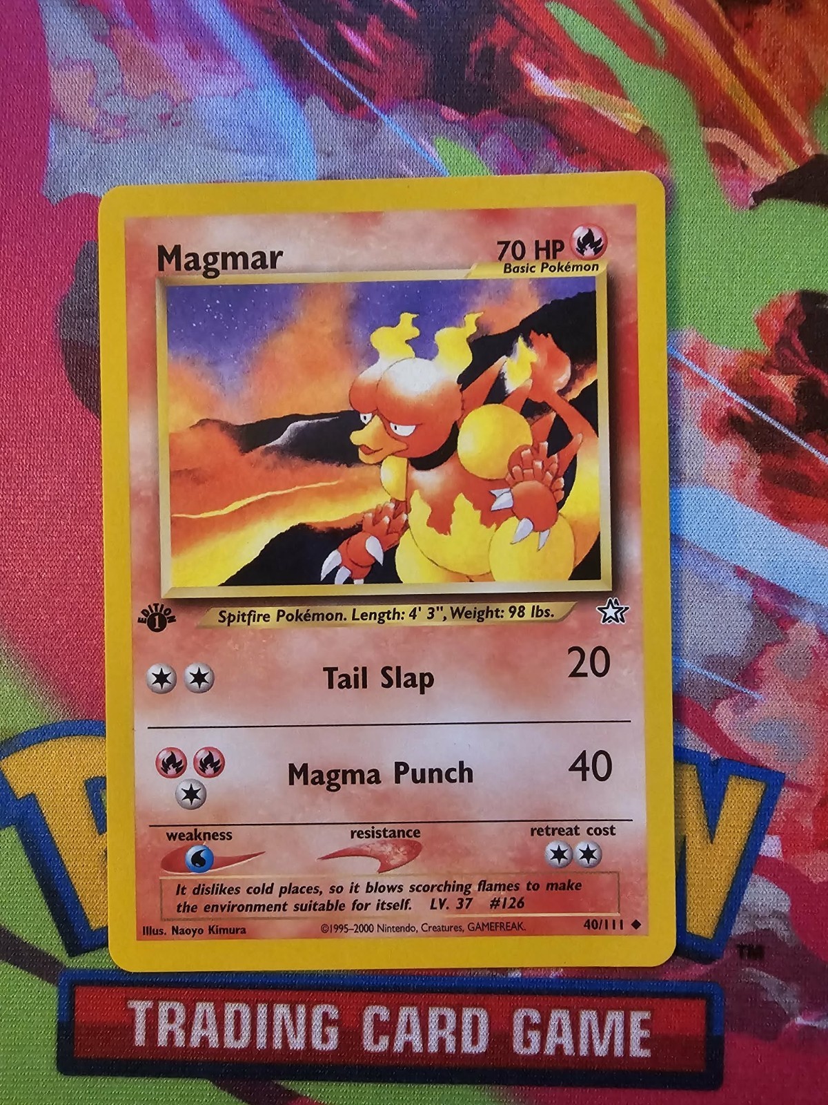 Magmar 40/111 1st Edition Neo Genesis Regular NM