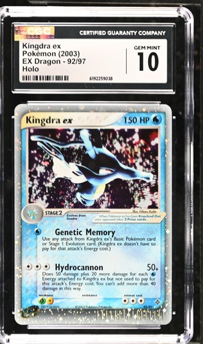 Kingdra ex graded CGC 10 for sale on eBay