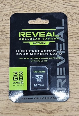 Tactacam reveal SDHC memory card 32GB