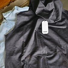 COOFANDY Men s Full Zip Hoodie Size S Black/G...