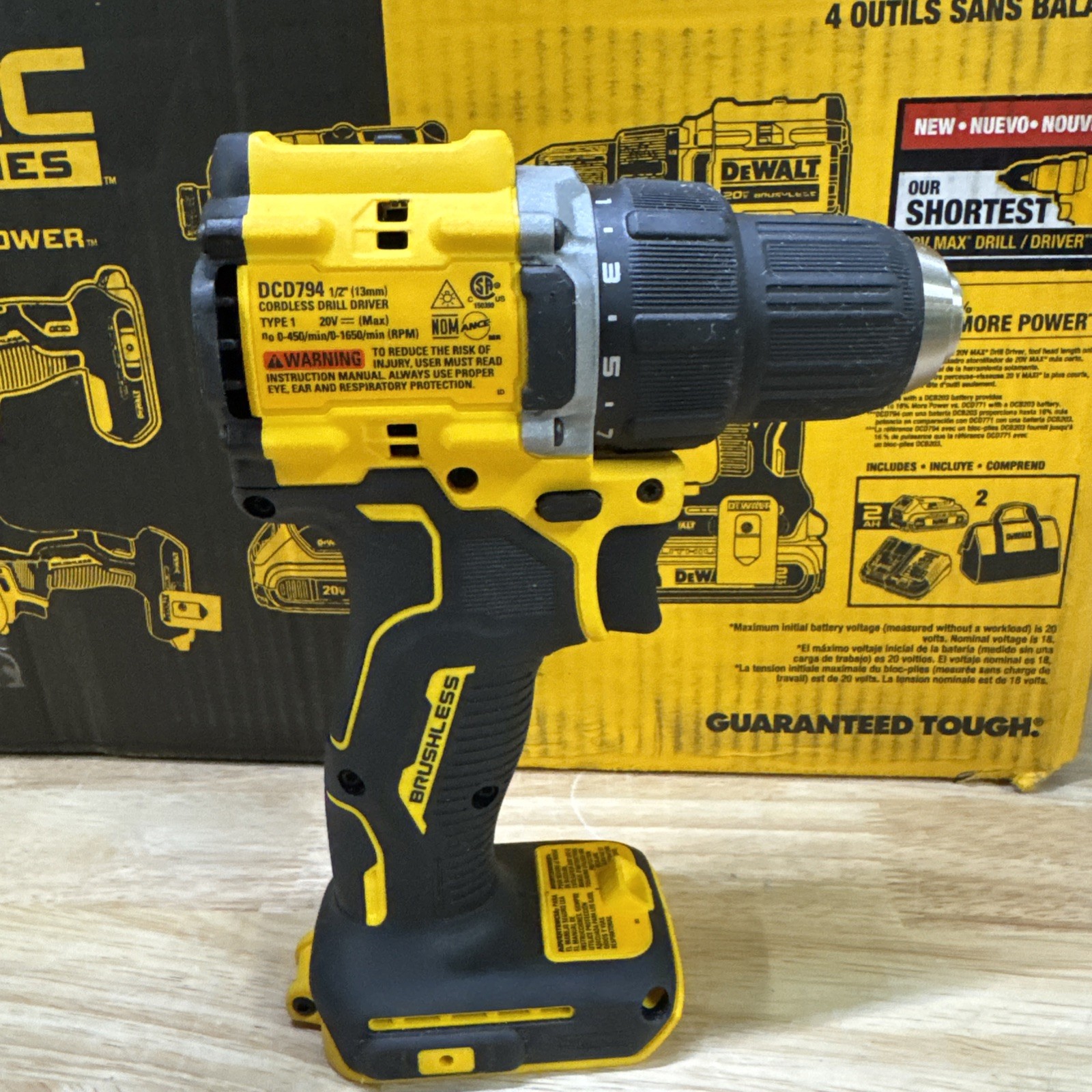 DEWALT 20V MAX Atomic 4 Tool Combo Kit - DCK486D2 (PRE-OWN)
