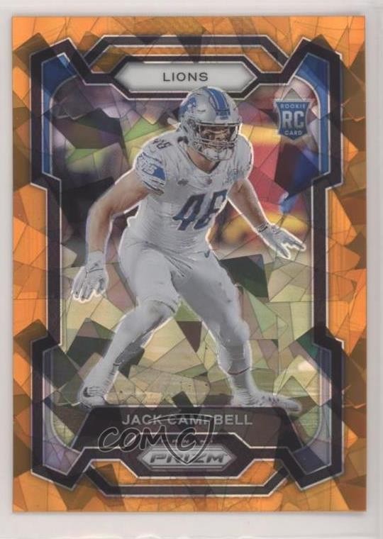 2023 Panini Prizm Rookies Orange Ice Prizm Jack Campbell #330 00t5
