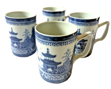 Mottahedeh Blue Canton Mug 4 1/4"H -Exc condition 4 available