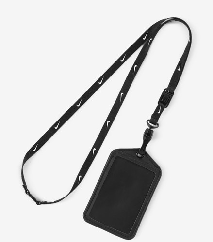 NIKE LANYARD BLACK NEW KEY CHAIN WITH CLASSIC DESIGN - Picture 2 of 4