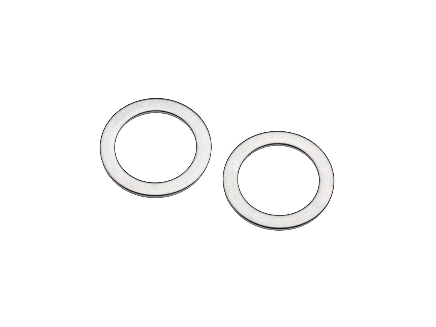 Wheels Manufacturing Pedal Washer Pack of 10 One size Stainl