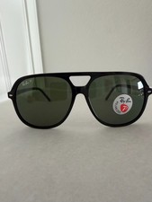 Ray-Ban Sunglasses Bill Black Aviator RB2198 901/58 60-14 145 3P Italy Polarized