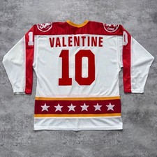 Dusseldorfer EG Chris Valentine Vintage Jersey DEG Ice Hockey Brux Shirt Rare