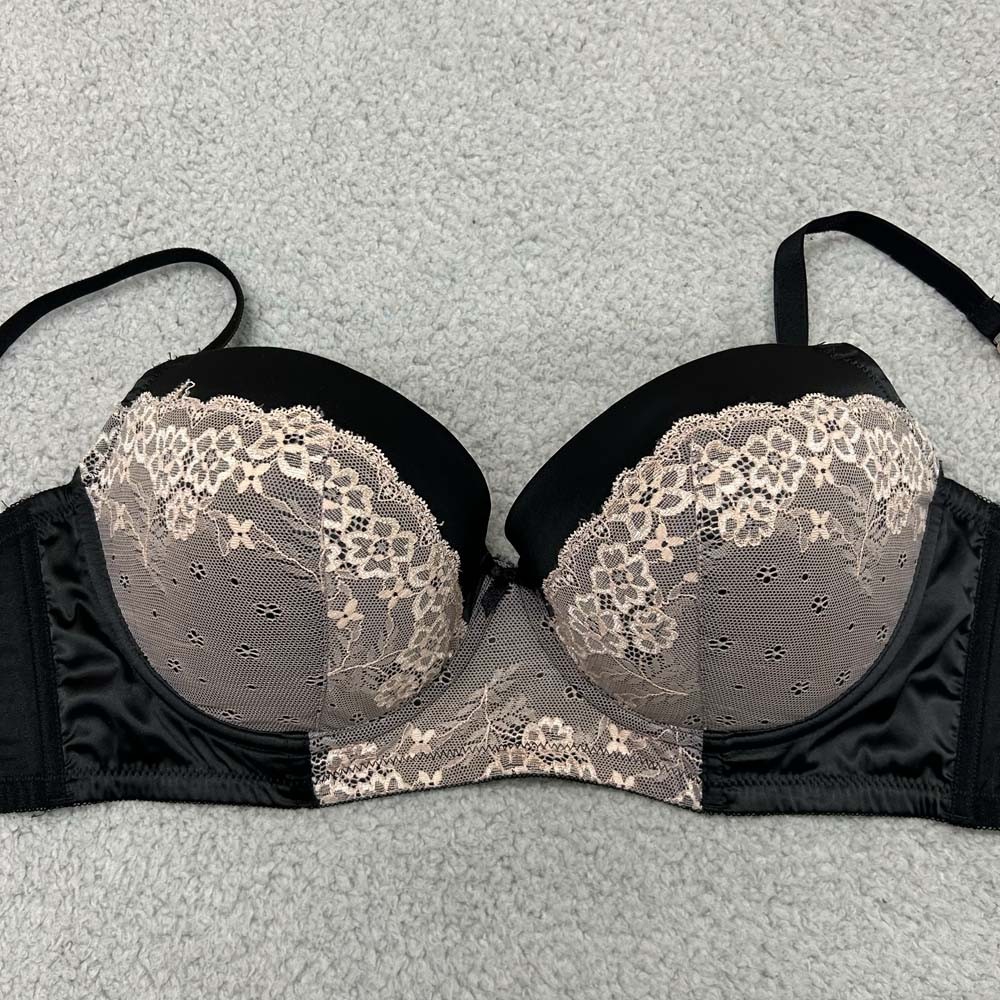 Gilligan O malley Bra 38D Demi Long Line Lace Lingerie Sexy