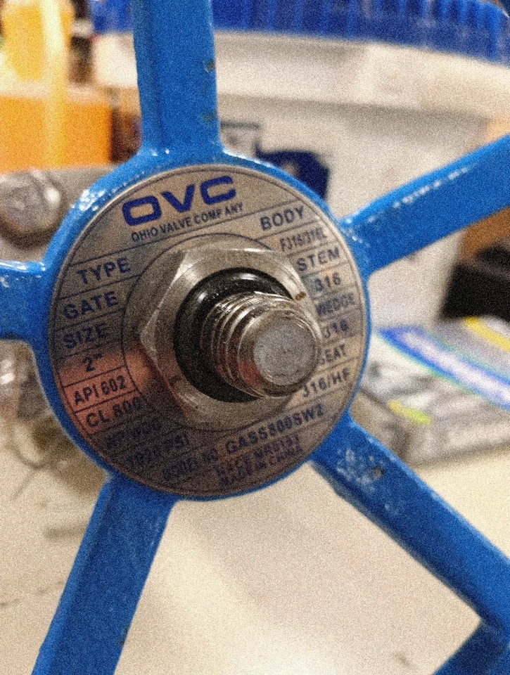 OHV 2" Class 800 WG/WOG Gate Valve, 566 - Image 2 of 4