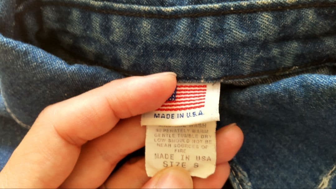 POINTER BRAND Denim Coverall Jacket Blue Size S R… - image 4