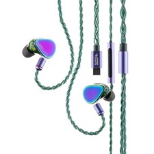 Rays Gaming Earphones USB-C DSP Game Sound Card lEMs Co-Tuned with Many