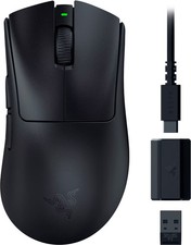 Razer - DeathAdder V3 HyperSpeed Lightweight Bluetooth Optical Gaming Mouse f...