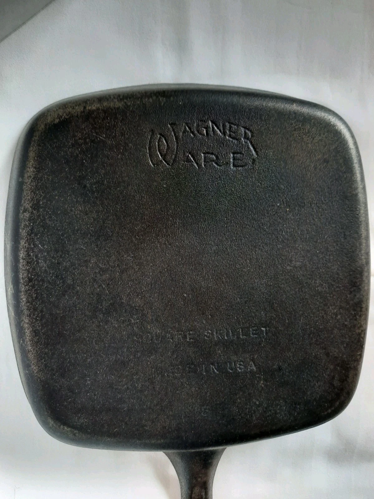 Wagner Ware Square Skillet Made In USA - E - Unseasoned - Nice Pan