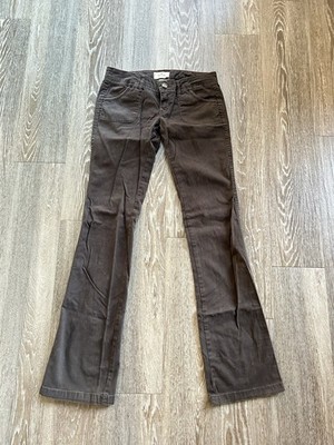 VTG Hollister Brown So Cal Stretch Ultra Low Rise Pants Y2K Bella Elena