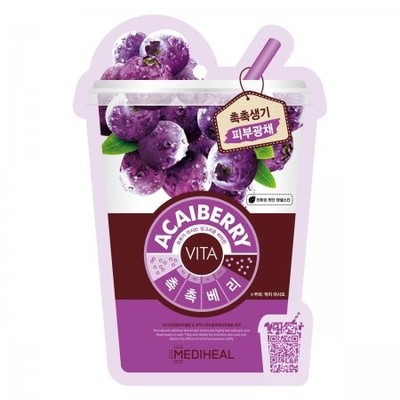 MEDIHEAL Acaiberry VITA Maske 20ML - Vitaminmaske mit Acai Beeren