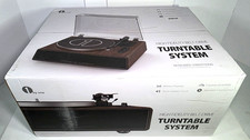 1 by ONE High Fidelity Belt Drive Turntable with Built-in Speakers, Vinyl - NEW