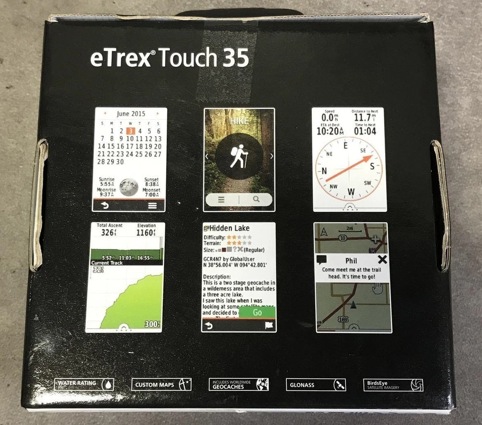 New Garmin Etrex Touch 35 Touchscreen GPS Handheld Bundle with 32Gb microSD card - Image 4 of 4