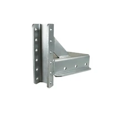 Demco 15795-52 50 Degree Chnl Mount A-Frame W/ Hole Silver Sparkle