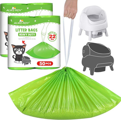 100 Count Cat Litter Bags Liners Compatible with Neakasa M1 and Petpivot Self Cl