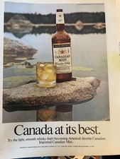 Canadian Mist Whisky, Full Page Vintage Print Ad