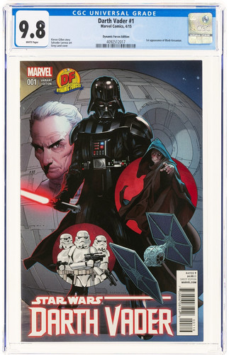 Darth Vader #1 Dynamic Forces CGC 9.8 1st Black Krrsantan Star Wars Marvel 2015