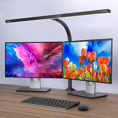 Desk Lamp, Eye-Care Architect Clamp Desk Lights for Home Office, 31.5'' Wide ...