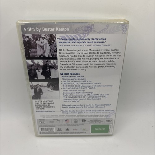 Buster Keaton Steamboat Bill Jr Dvd New And Sealed - Region All - Picture 2 of 2