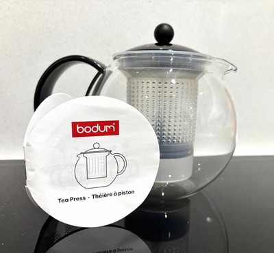 Bodum Assam Teepresse 1,0L Schwarz Neu ohne Karton 