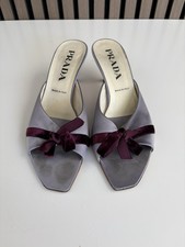Auth VTG PRADA Satin Heels
