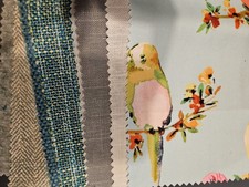 10 Pieces 9x5 Upholstery Fabric Samples