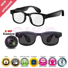 AI Smart Glasses With 8MP Camera 1080P HD Video Recording Translation Eyewear