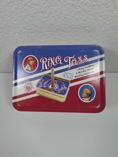 Channel Craft Ring Toss Tin Game Set Rings & Peg Platform, Made in USA