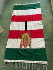 Mexican PONCHO Of Virgin Mary Sarape Poncho De La Virgen