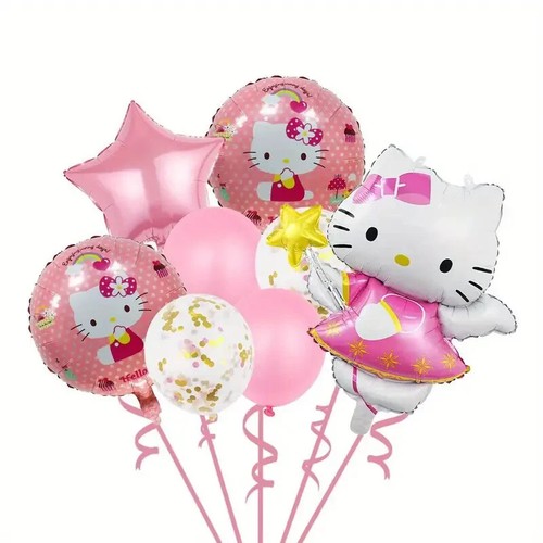 Hello Kitty 10pcs Party Balloon Set, perfect for any celebration, Kawaii Cute!! - Picture 8 of 9