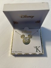 DISNEY NECKLACE WITH INITIAL K