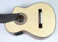 NEW Cathedral 110CEL 10-String Classical Harp Guitar Spruce Top, Cutaway, Pickup