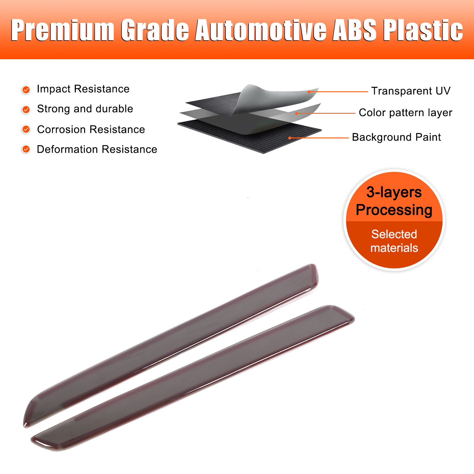 Smoke Rear Bumper Reflector Cover Blackout Len Fits MASERATI Ghibli 2018-2023