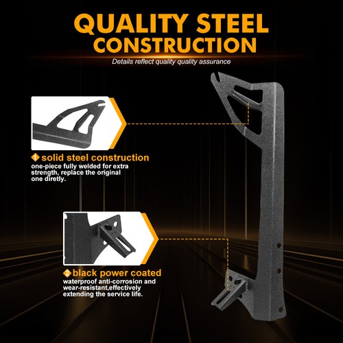 52-50'' Windshield LED Light Bar+2Pods Mount Brackets for Jeep Wrangler JK 07-18 - Picture 4 of 9