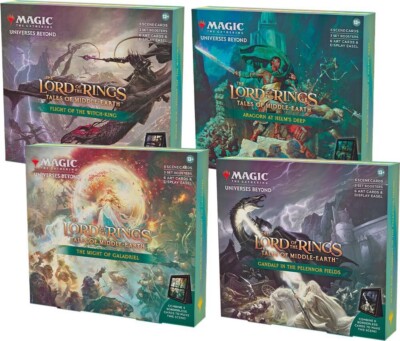 *Sealed Lord of the Rings Tales of Middle Earth Scene Boxes (Set of 4)* 