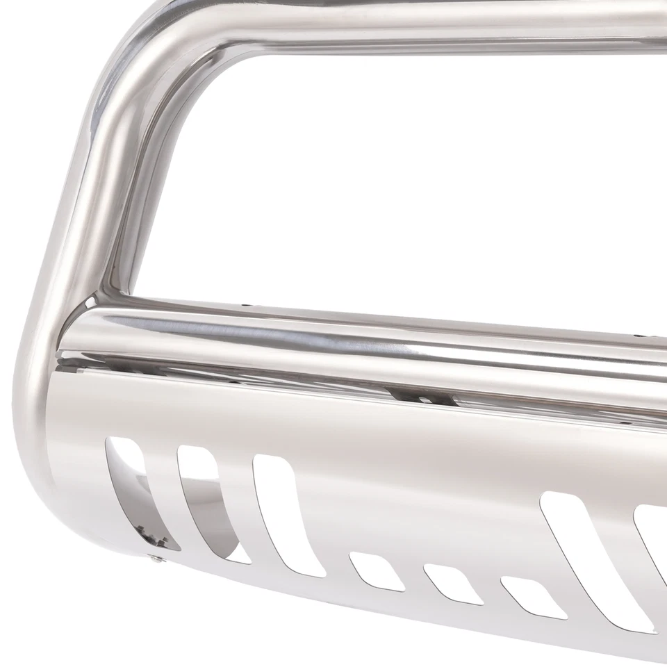 Front Bull Bar w/ Skid Plate Bumper Guard For Honda Pilot 03-08/ Ridgeline 06-14 Foto 4 de 4