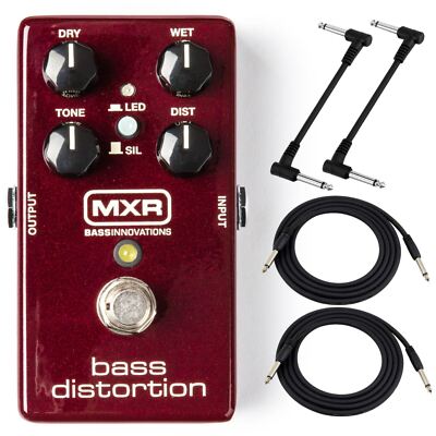 MXR M85 Bass Distortion Effects Pedal with Cables | eBay