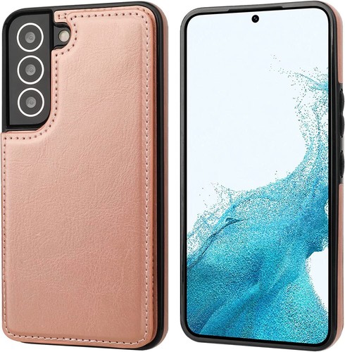 Handy Hülle Für Samsung A54 A34 S22 S21 S23 FE Leder Kartenfach Stoßfeste Case - Bild 34 von 38