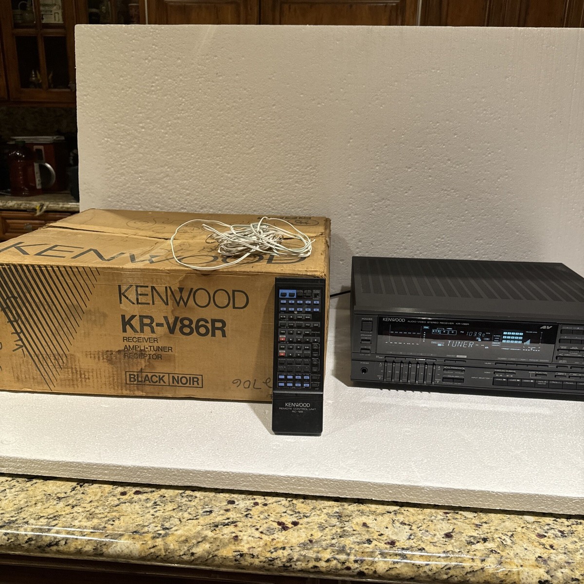 KENWOOD KR-V86R 80wpc AM-FM Stereo Receiver 7-Band EQ 1987 | eBay