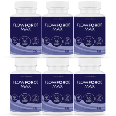 FlowForce Max, Flow Force Max Male Vitality Supplement - 6 Pack
