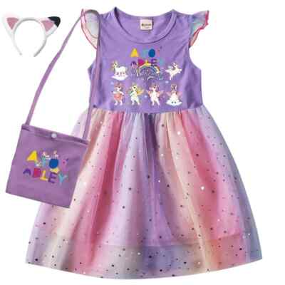 a for adley birthday dress Adley- Clothes Baby Girls Short Sleeve Dreess Kids Evening Party Dresses youll have a birthday