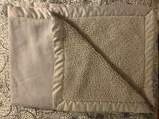 HTF KOALA BABY GRAY MINKY TEXTURE SHERPA BABY BLANKET 