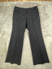 New York  Company Blue Polka Dot Dress Pants Women's 12 Petite Pockets